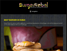 Tablet Screenshot of burgerrebel.com